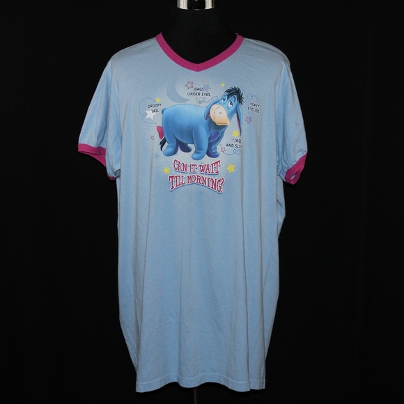 Disney Other - Disney Eeyore Night Shirt Adult One Size
